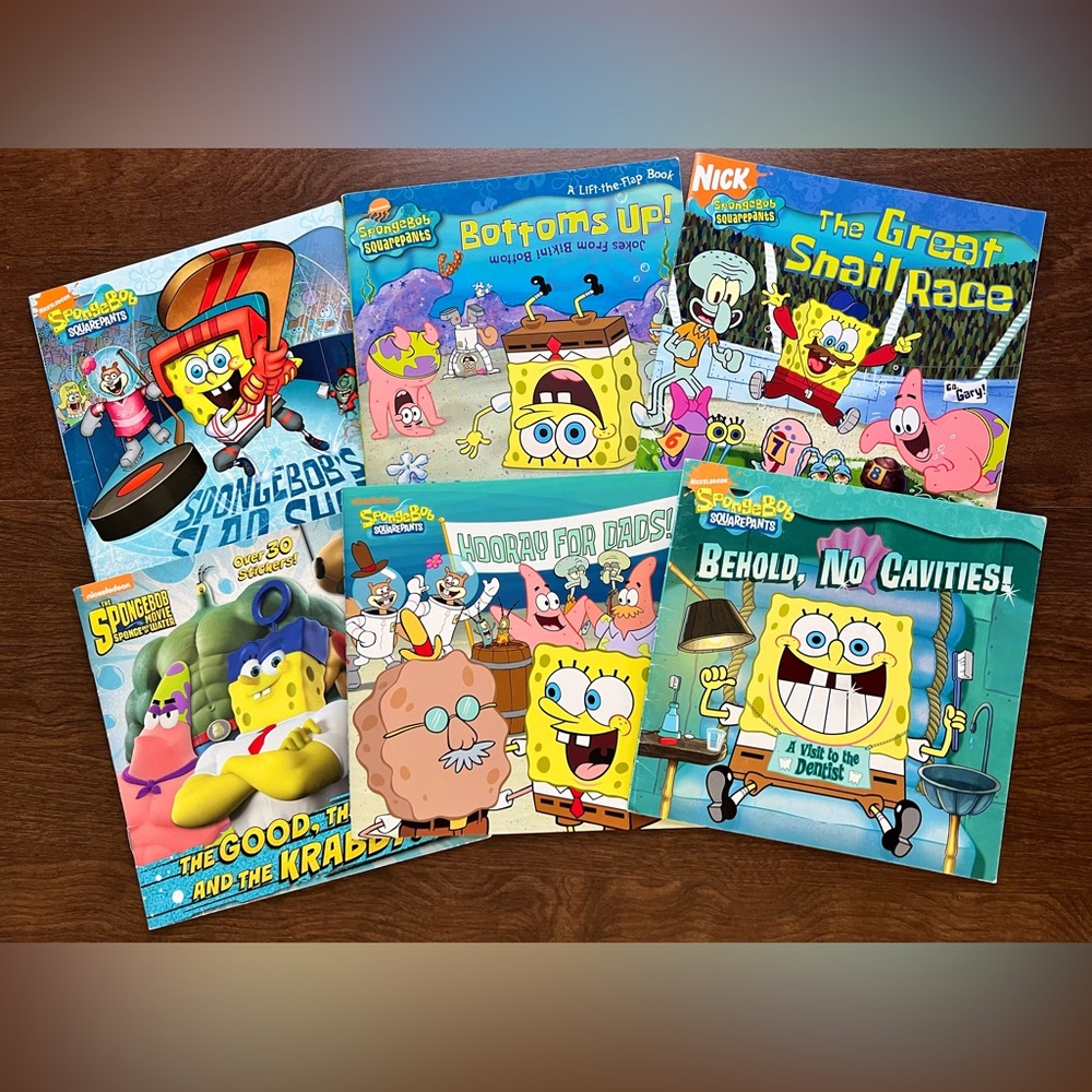 SpongeBob Books- Set of 6